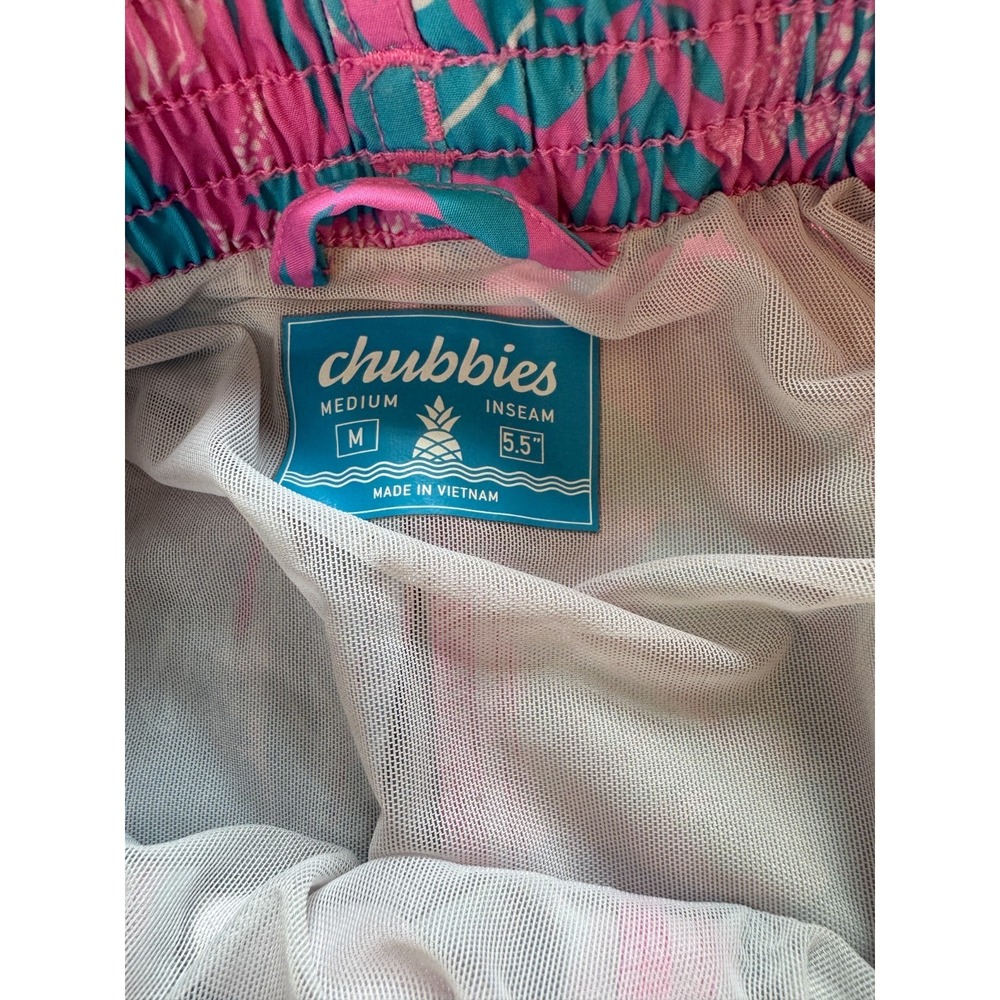 Chubbies the Hydrofoils Mens Medium Stretch Swim Trunks Tiger Lined 5.5" Length - Picture 3 of 8